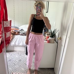 John Galt brandy melville pink sweatpants